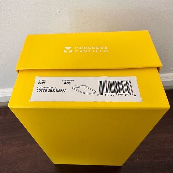 Mercedes Castillo top grain leather upper/lining cushioned Mule size 6/36, NWT - Picture 15 of 15